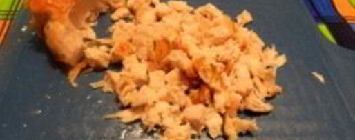 Шаг 5: канапе с ананасами, курицей и апельсинами