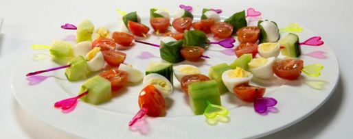 Шаг 2: канапе с базиликовым соусом