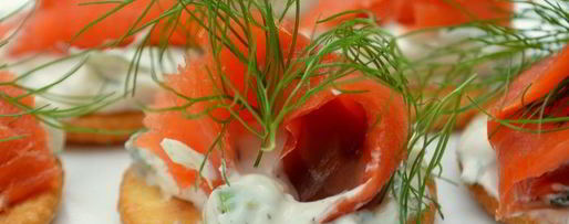 Шаг 3: канапе с лососем и сливочным сыром