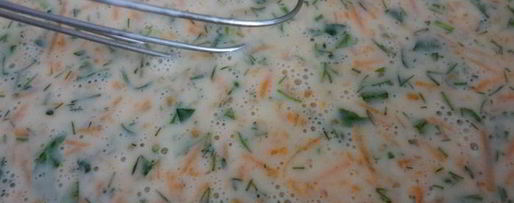 Шаг 3: канапе с морковными блинчиками