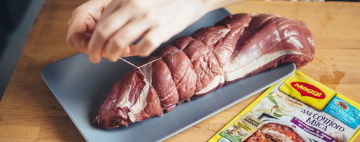 Шаг 1: канапе с ростбифом