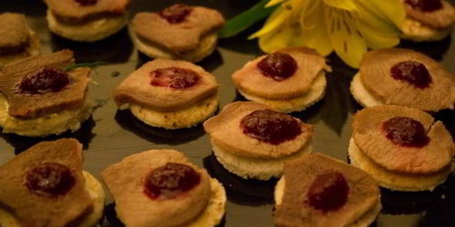 Рецепт канапе с языком