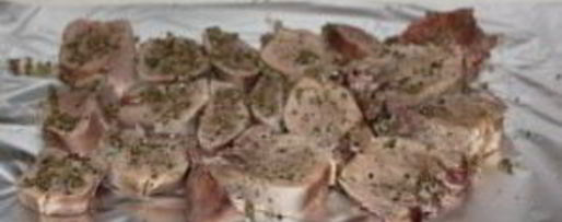 Шаг 1: канапе с языком