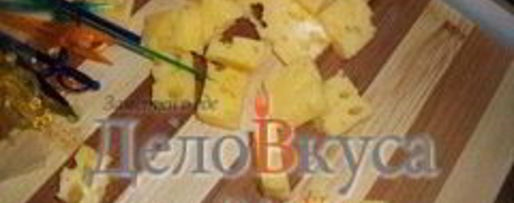 Шаг 3: канапе с закуской из творога