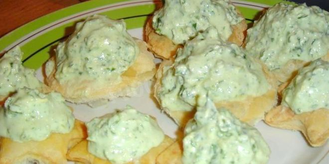 Рецепт канапе тарталетки