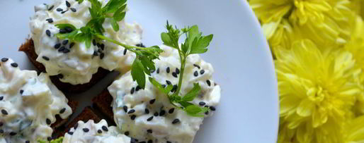 Шаг 4: творожно-кальмарной паста для канапе