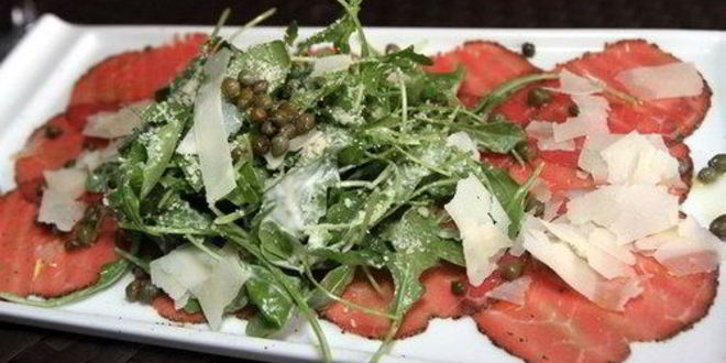 Рецепт карпачча из говяжьего филе с рукколой