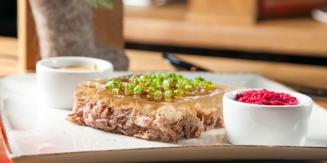 Рецепт холодца из говядины с хреном и горчицей