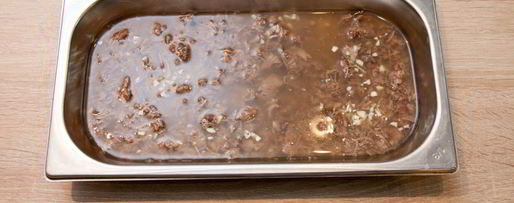 Шаг 4: холодца из говядины с хреном и горчицей