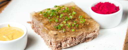 Шаг 5: холодца из говядины с хреном и горчицей