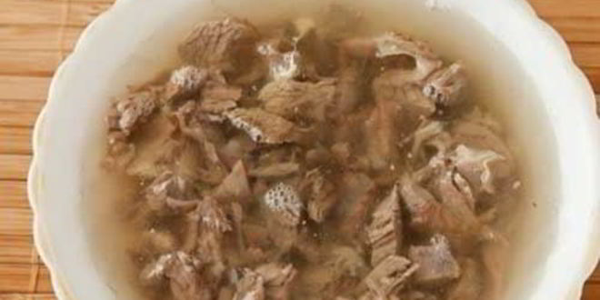 Рецепт холодца из говядины с желатином