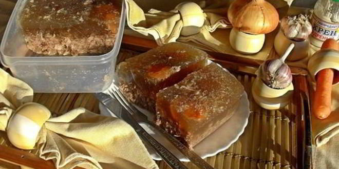 Рецепт холодца из говяжьих хвостов