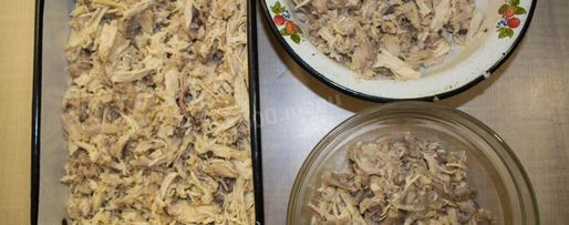 Шаг 19: холодца из курицы и свиных ножек