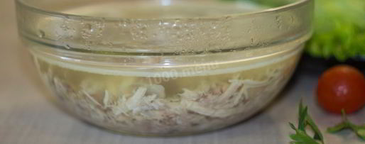 Шаг 22: холодца из курицы и свиных ножек