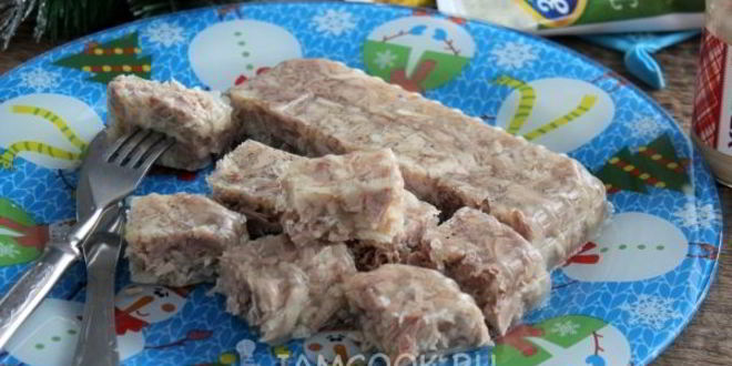 Рецепт холодца из свиной рульки и курицы