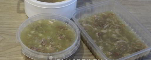 Шаг 14: холодца из свиной рульки и курицы