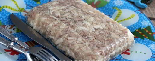 Шаг 16: холодца из свиной рульки и курицы
