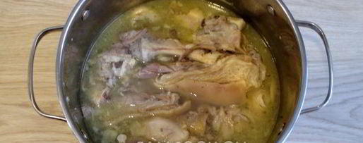 Шаг 10: холодца из свиной рульки и курицы