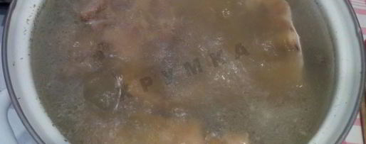 Шаг 1: студня холодец из свиной головы