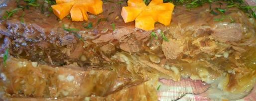 Шаг 5: студня холодец из свиной головы