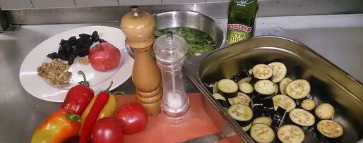 Шаг 1: холодной закуски из баклажанов