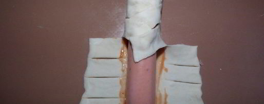 Шаг 5: хот-дога из слоеного теста