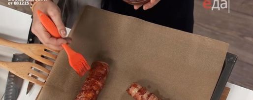 Шаг 2: хот-дога с беконом и луком фри