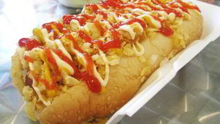 Рецепт Хот-дога с крабовыми палочками