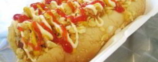 Шаг 6: хот-дога с крабовыми палочками