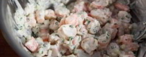 Шаг 1: хот-дога с креветками