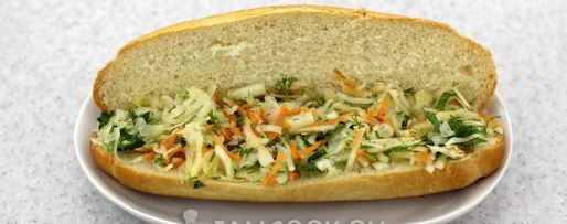 Шаг 3: хот-дога с квашеной капустой