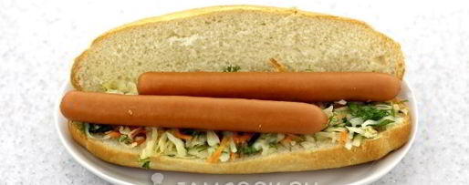 Шаг 4: хот-дога с квашеной капустой