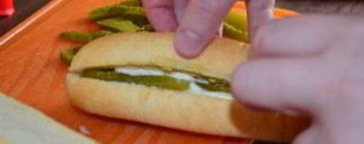 Шаг 5: хот-дога с сыром