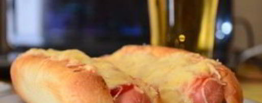 Шаг 8: хот-дога с сыром