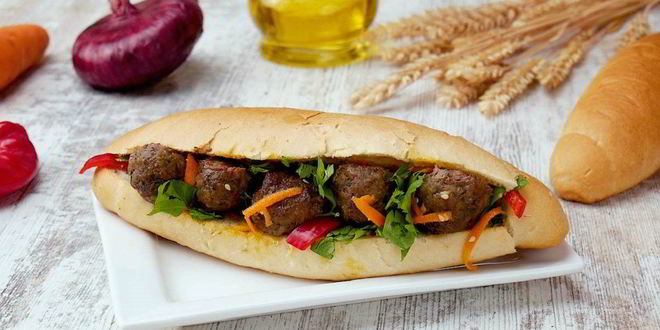 Рецепт хот-дога с тефтельками