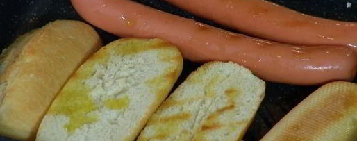 Шаг 2: хот-догов с зелеными овощами и горчичным майонезом