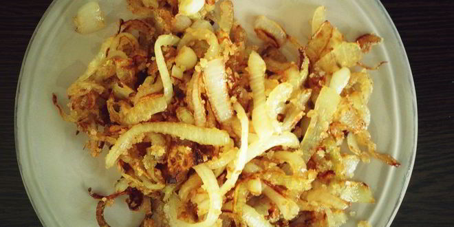 Рецепт хрустящего лука для хот-догов