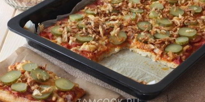 Рецепт пиццы хот-дог