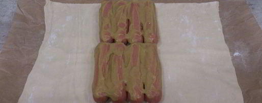 Шаг 3: плетеного хот-дога