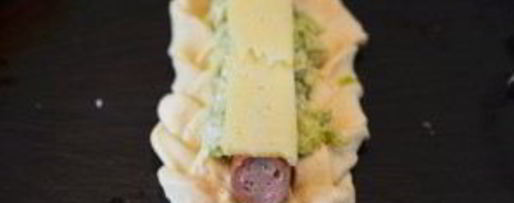 Шаг 5: плетеных хот-догов с гуакамоле