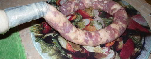 Шаг 1: колбасы домашней из свинины