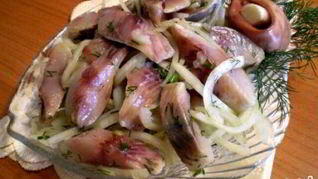Рецепт Маринованной сельди с луком