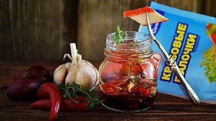 Рецепт Маринованных крабовых палочек