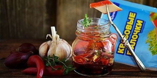 Рецепт маринованных крабовых палочек