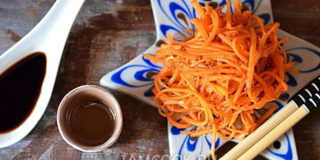 Рецепт корейской моркови с луком