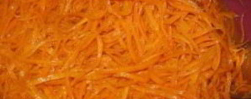 Шаг 6: корейской моркови