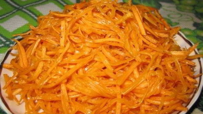 Рецепт Маринованной моркови по-корейски