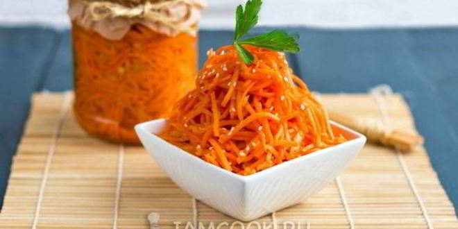 Рецепт моркови по-корейски на зиму