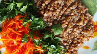 Рецепт Моркови по-корейски с обжаренным луком