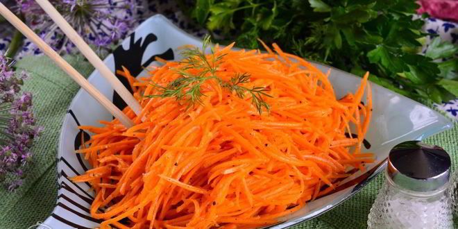 Рецепт моркови по-корейски с приправой